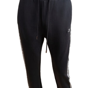 kelbrooke designer menswear uk black essential bottoms front view