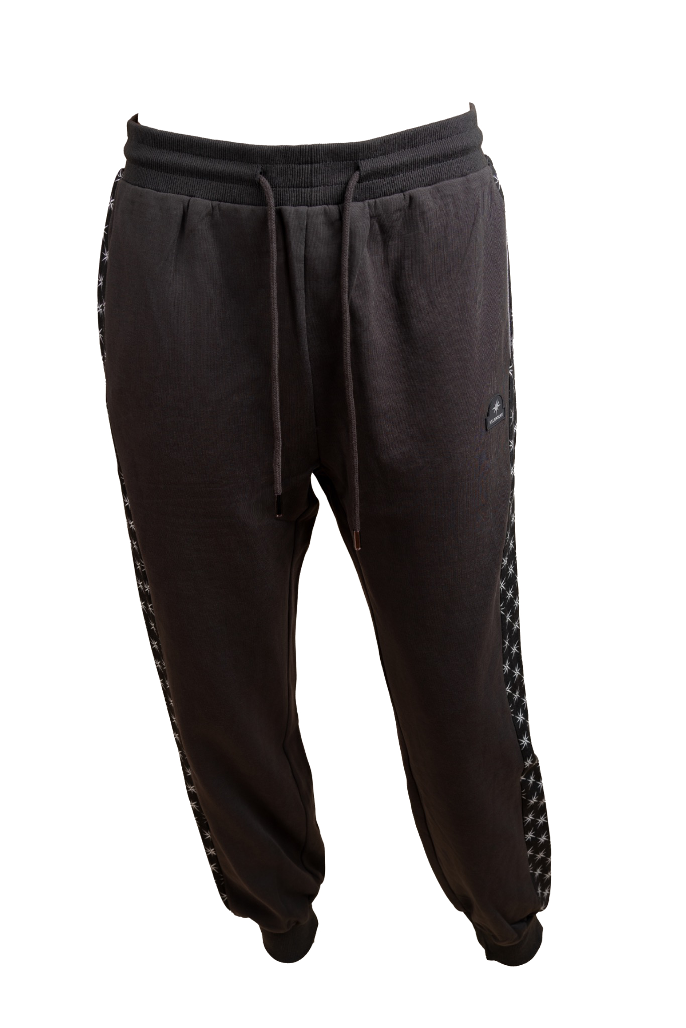 kelbrooke designer menswear uk dark grey essential bottoms front view