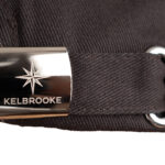 kelbrooke designer menswear uk dark grey logo cap buckle detail