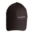 kelbrooke designer menswear uk dark grey logo cap front view