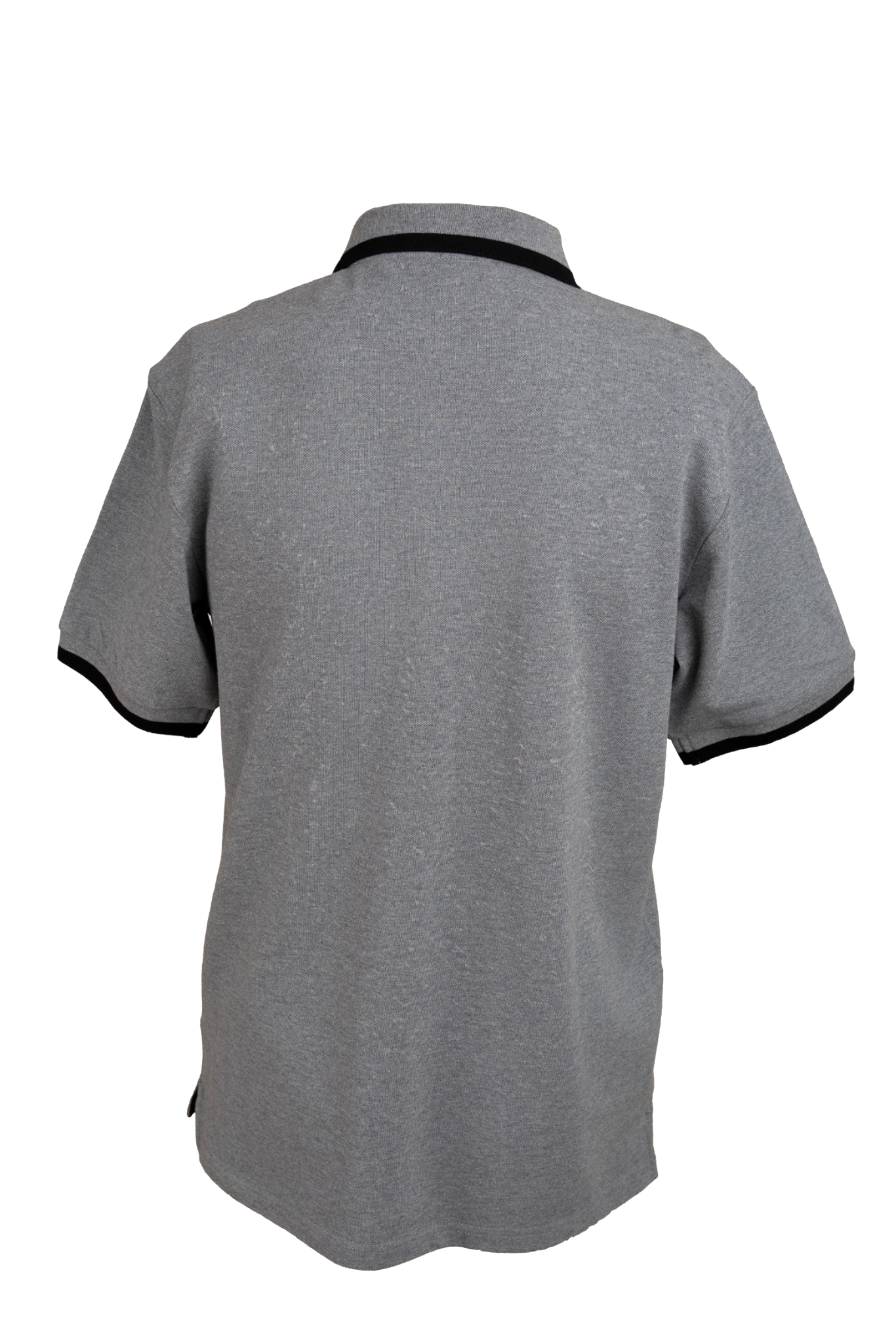 kelbrooke designer menswear uk grey polo shirt back view