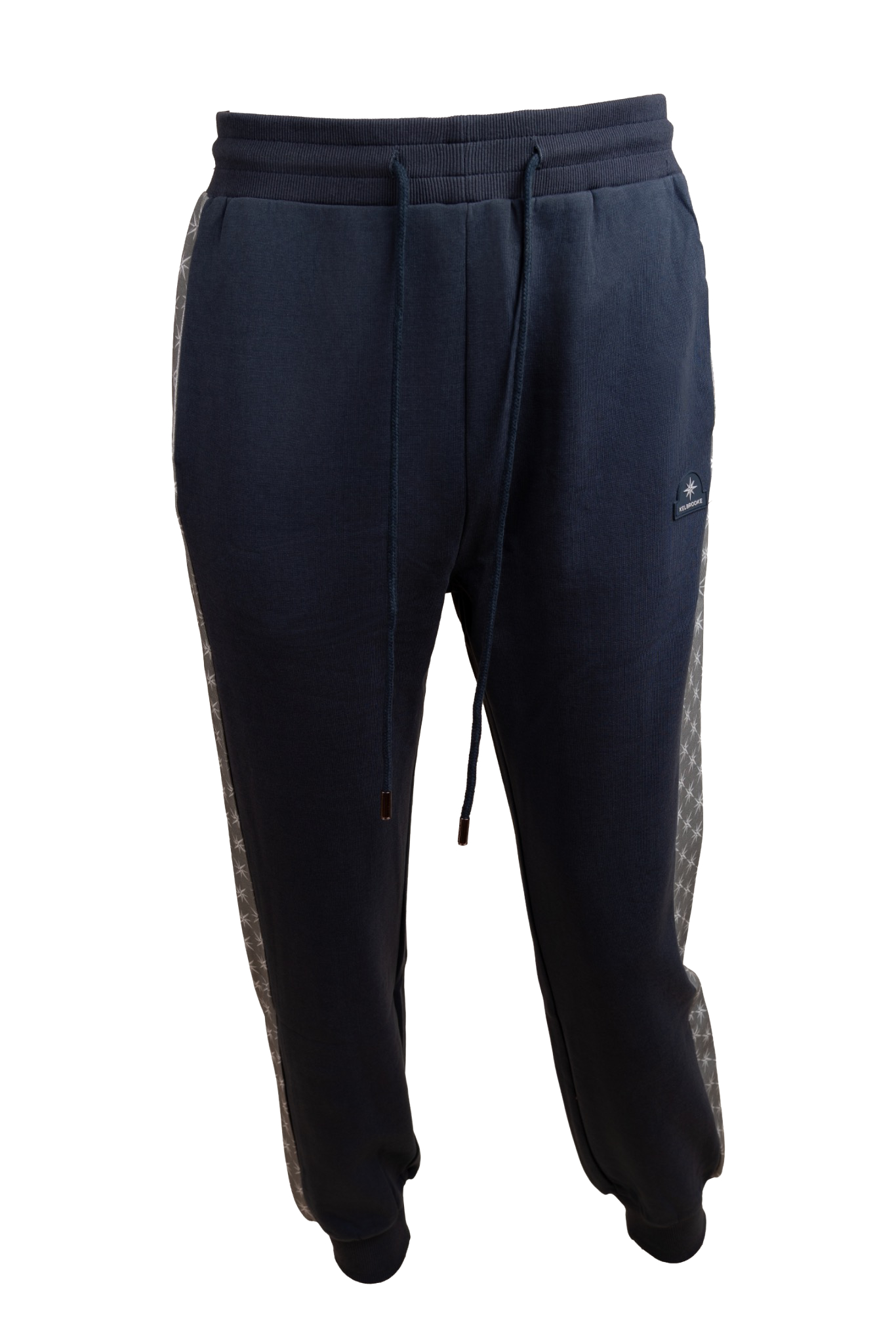 kelbrooke designer menswear uk navy essential bottoms front view