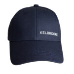 kelbrooke designer menswear uk navy logo cap front view