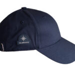 kelbrooke designer menswear uk navy logo cap side view