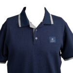 kelbrooke designer menswear uk navy polo shirt logo detail