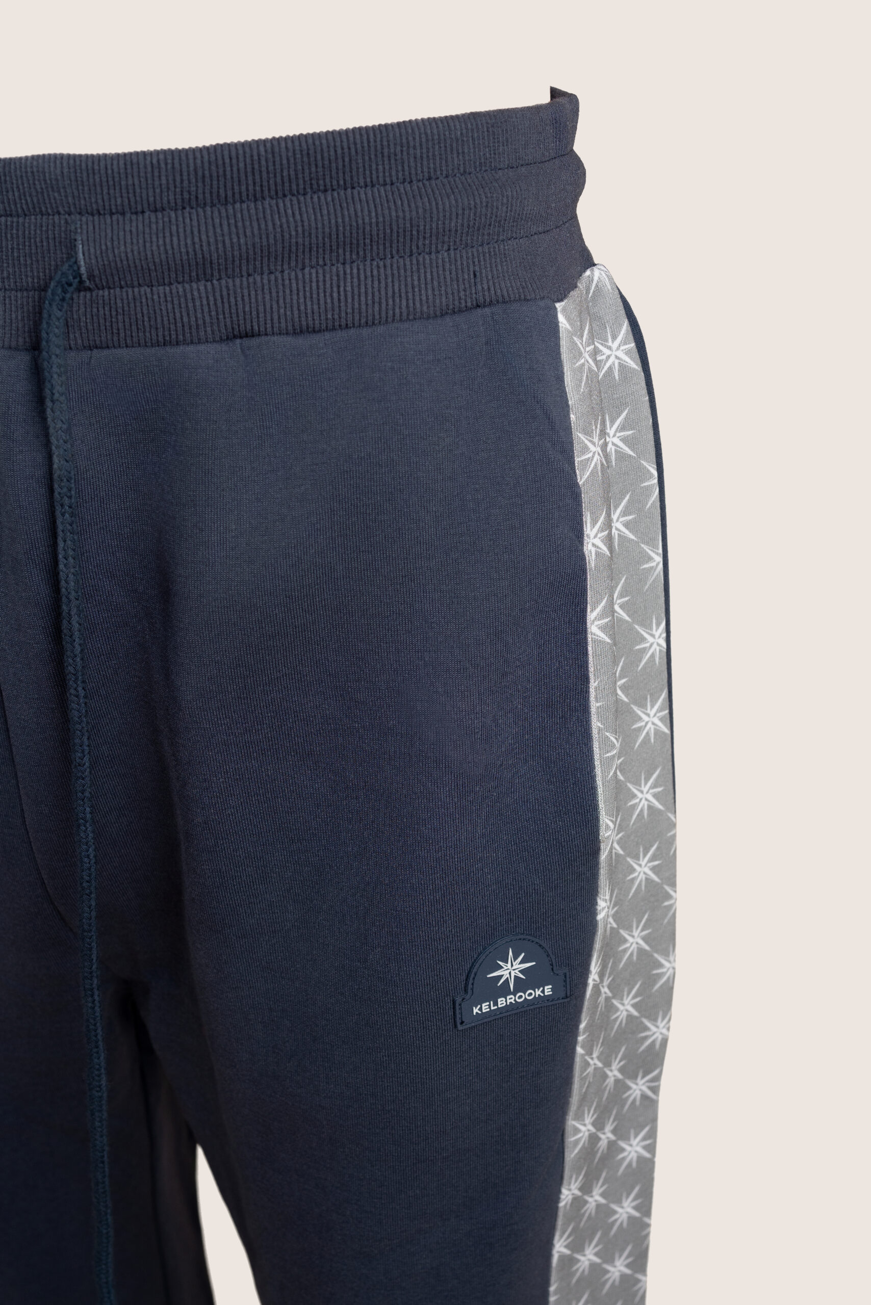 Close up of Kelbrooke garment stitching and premium fabric quality bottoms 2