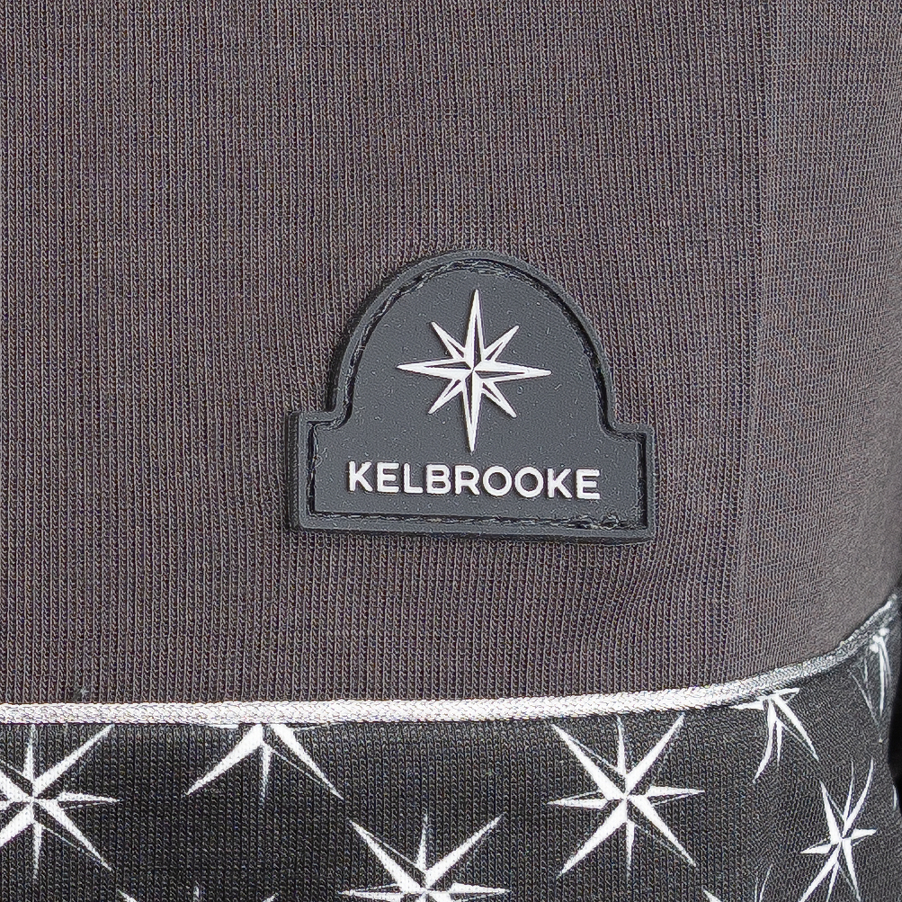 Close up of Kelbrooke garment stitching and premium fabric quality